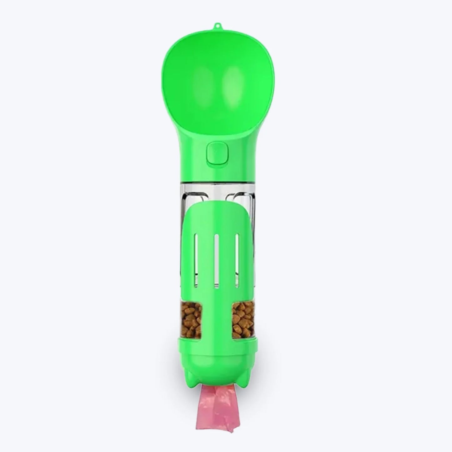 đ¶ 4-in-1 Pet Travel Water Bottle â Hydration, Snacks & Clean-Up Made Easy